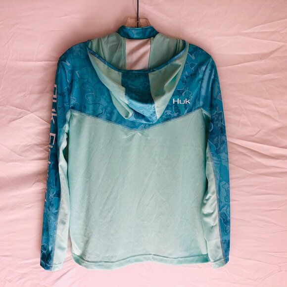 Huk Performance Fishing Women's Size Medium Long Sleeve Hoodie Shirt - Picture 4 of 5